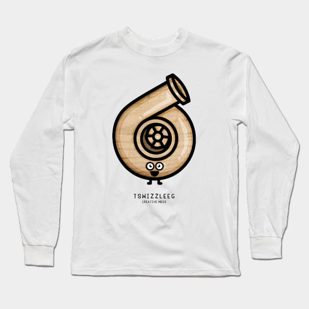 Cutest Turbo - Wood Long Sleeve T-Shirt by hoddynoddy